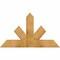Ekena Millwork Saratoga Rough Sawn Timber Gable Bracket, Western Red Cedar, 48"W x 28"H x 4"D x 6"F, 14/12 Pitch GBW048X28X0406SAR00RWR - alternate 1